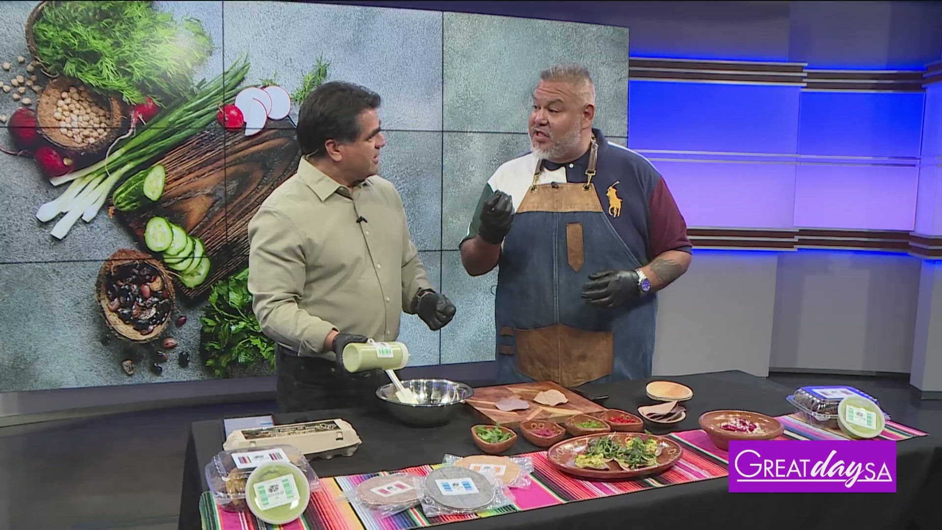 Paul helps whip up some elevated Mexican food with Paul Morales of Ancient Heirloom Grains.