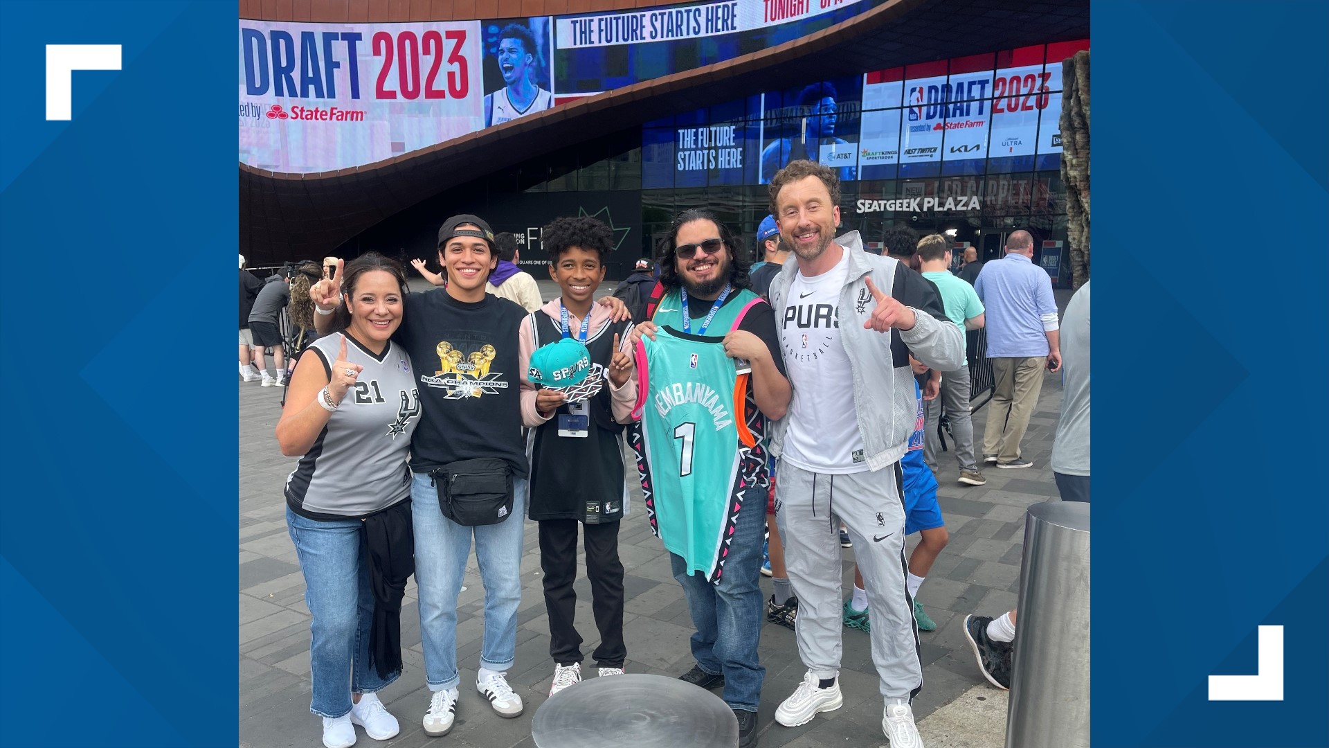 For one Spurs fan in Brooklyn, an extra-sweet NBA Draft night | kens5.com