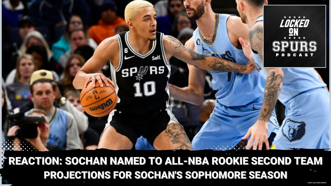 Reaction: Spurs' Sochan Makes All-NBA Rookie Second Team | Kens5.com