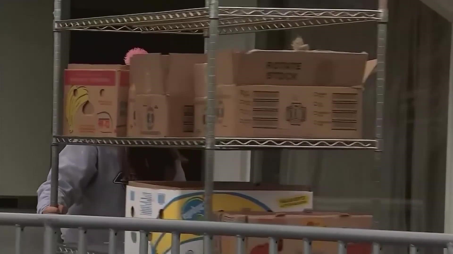 Families who were struggling with the financial impact of Covid-19 shutdowns and job losses were able to qualify for extra money for food.