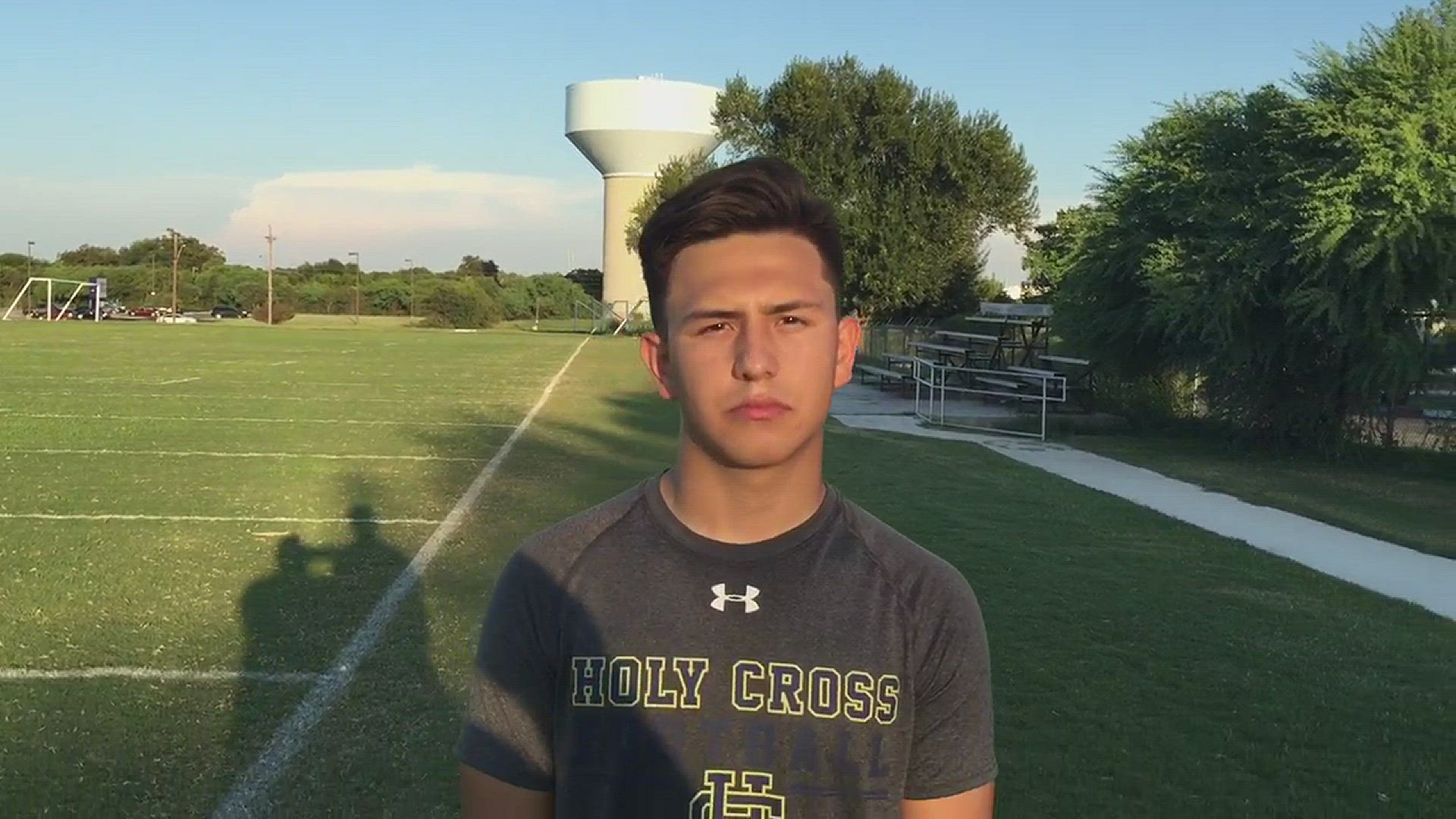 Holy Cross linebacker Tex Gonzalez talks about the Knights' defense