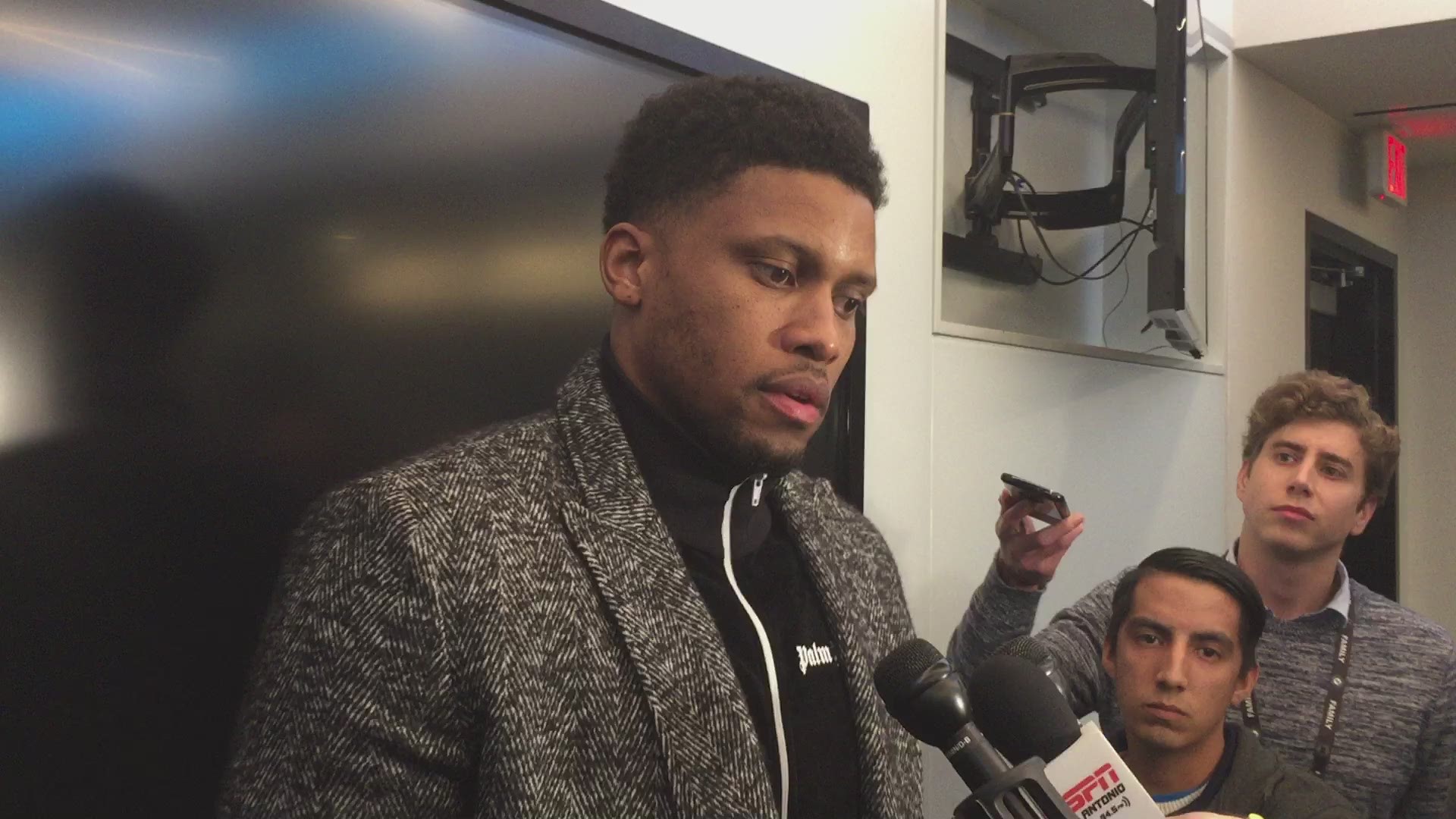 Spurs forward Rudy Gay on winning a game the Spurs needed