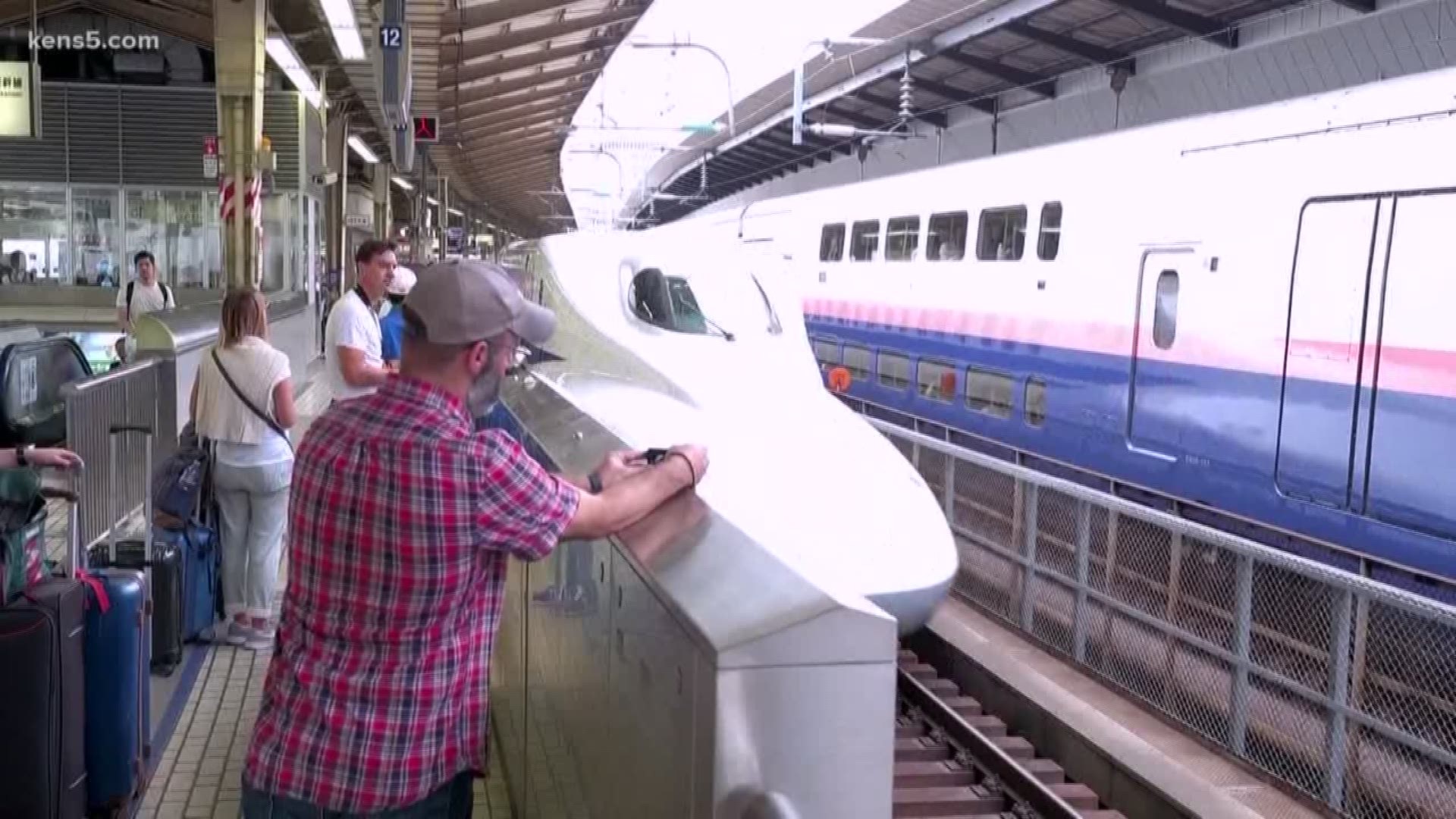 Jason Whitely and photojournalist Taylor Lumsden went to Japan to learn more about the bullet train, which has been in use there for decades, and whether it will be effective in Texas.