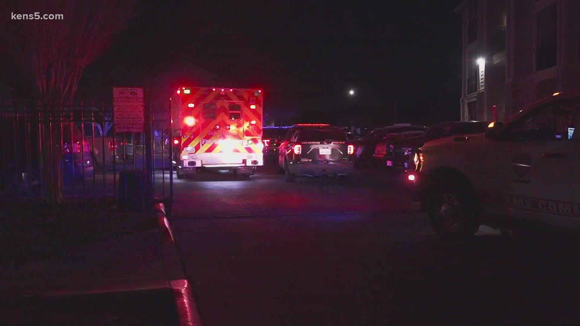 Investigators are looking into why two men were shot at a northwest side apartment complex.