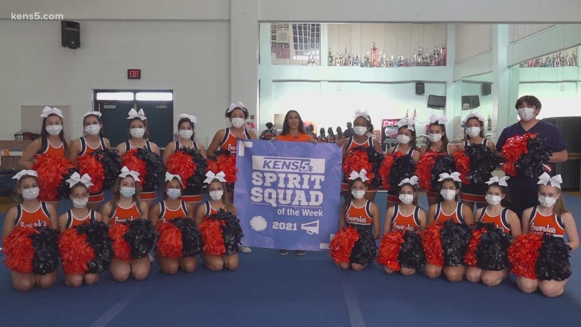 Here's why Brandeis has been named KENS 5's Spirit Squad of the week.