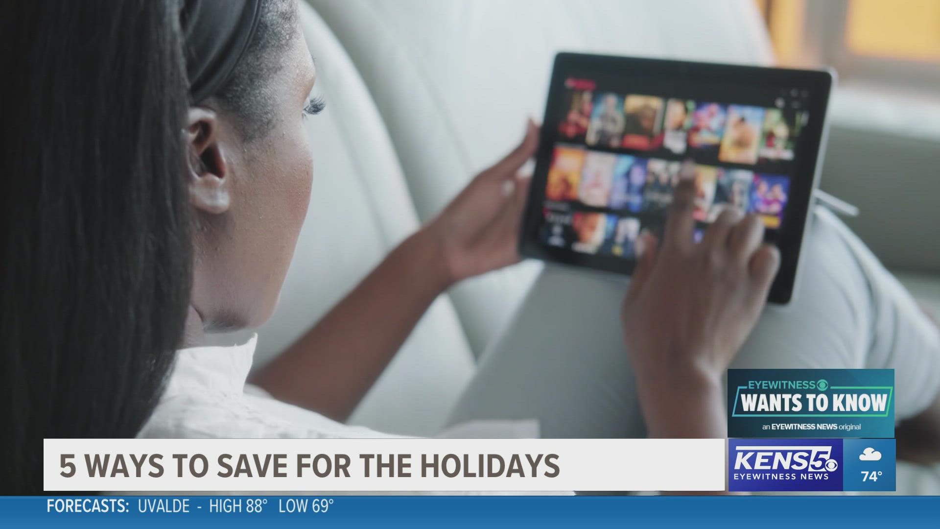 Avoid holiday debt you will be paying for all of 2022. KENS 5 has five easy, pain-free ways to save about $60 a week for your holiday budget.