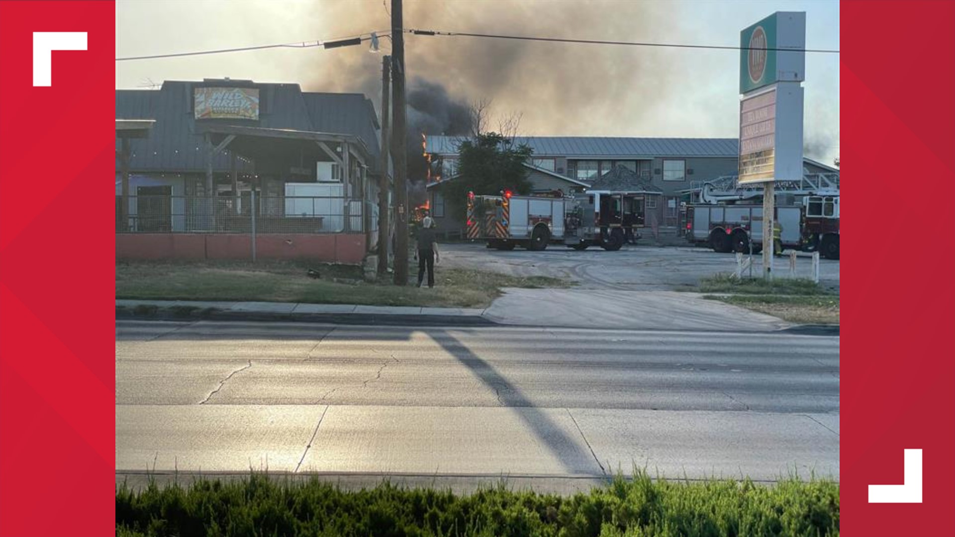 Crews extinguish large fire at site of now-closed restaurant on north ...
