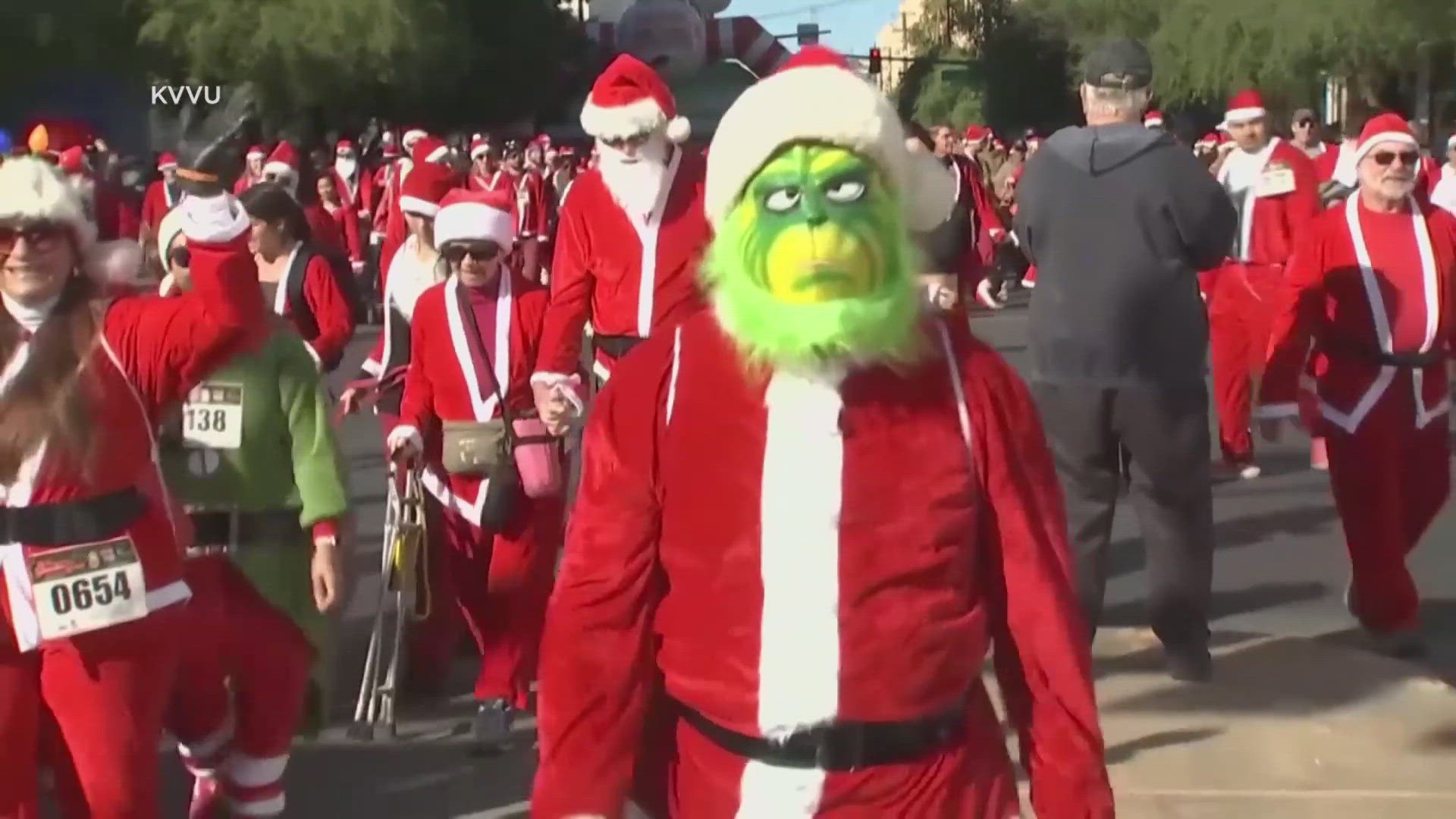 The great Santa run is an annual tradition for Sin City.