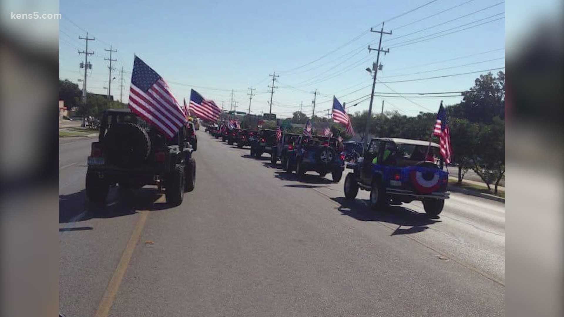 Parades and fireworks are canceled due to the spread of coronavirus. But in New Braunfels, a group of Jeep owners found a way to celebrate while staying safe.