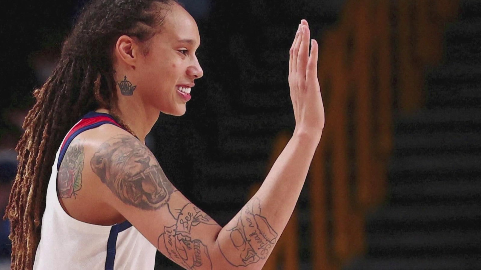 Government sources said it's possible that Griner could land around 11 p.m. or midnight.