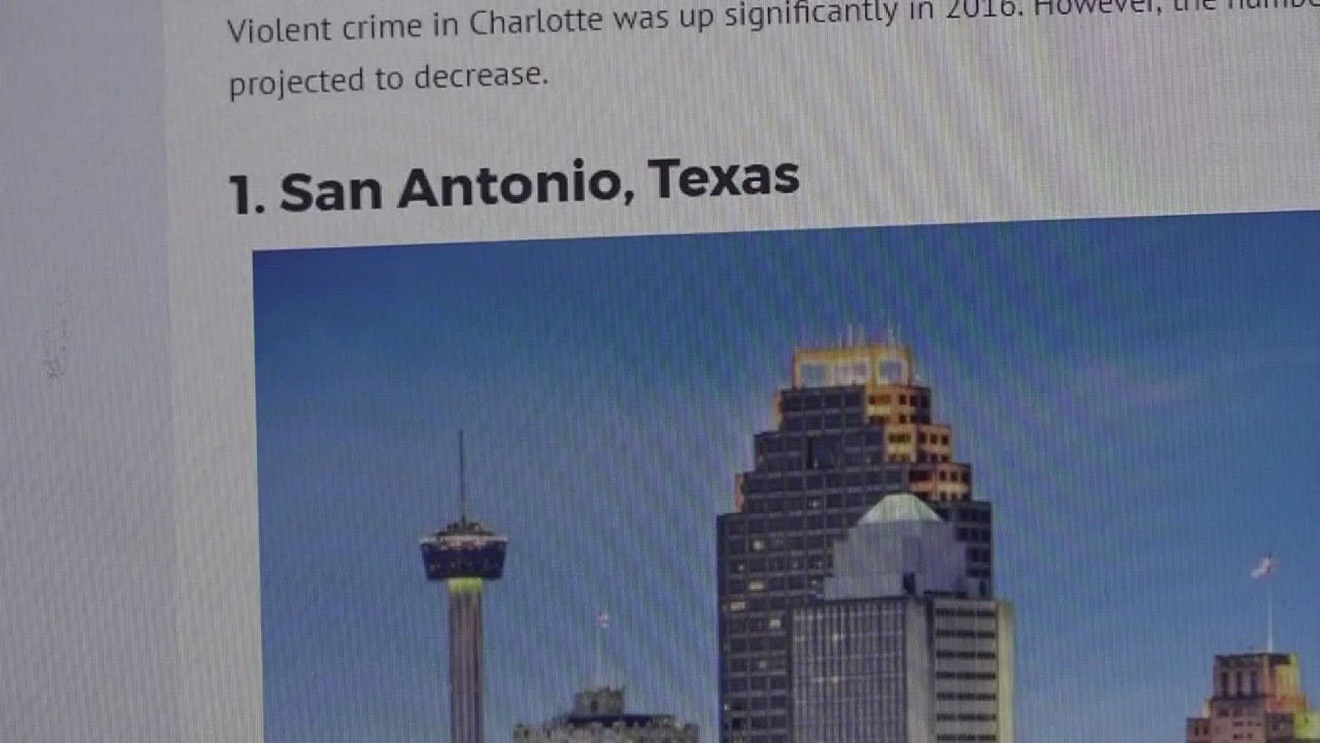 It found a nearly 24 percent increase in San Antonio's violent crime rate, and projected an almost 47 percent increase in the murder rate, which we exceeded.