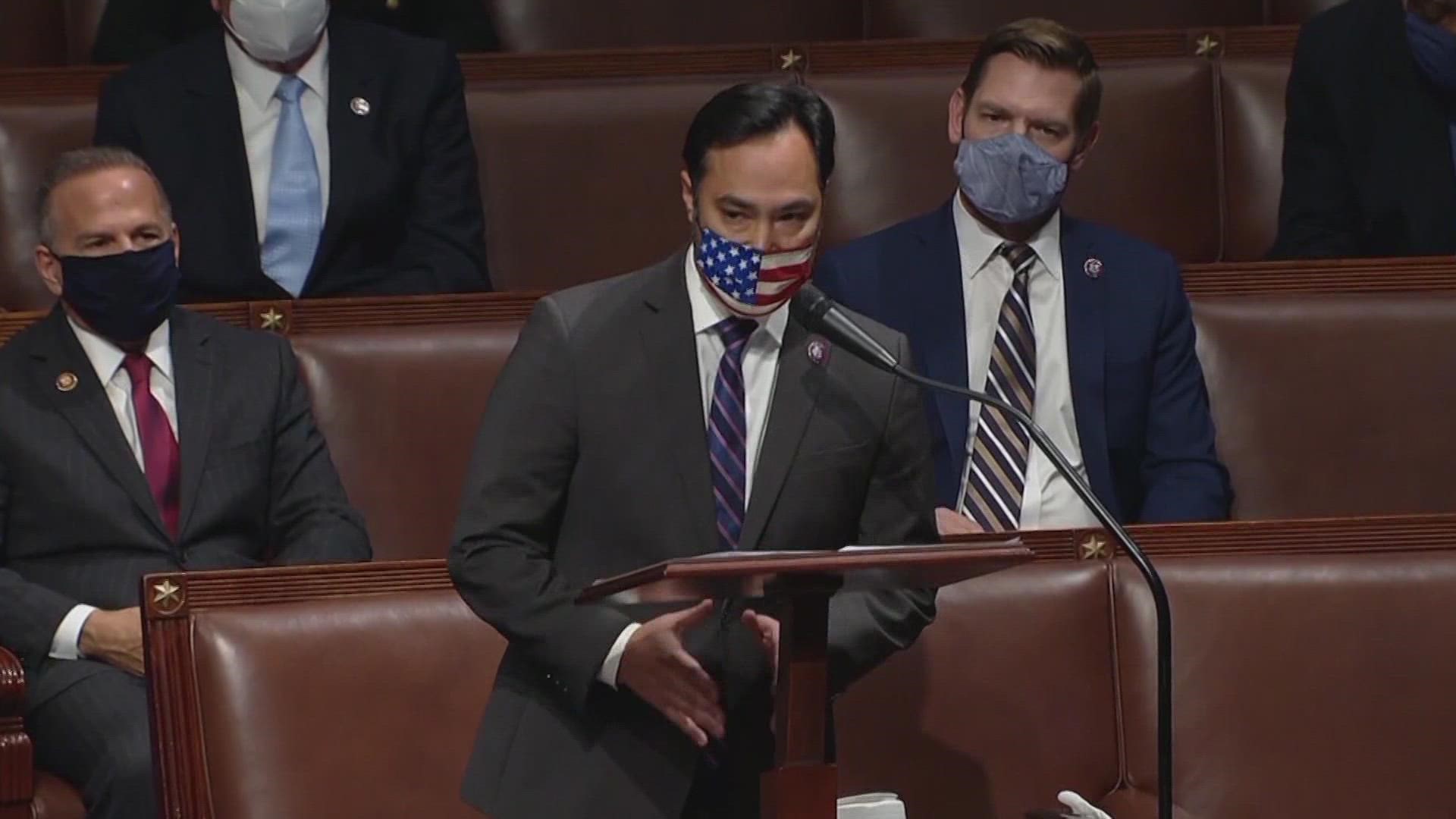 Rep. Joaquin Castro praised the president for his visit to the Texas/Mexico border Sunday.