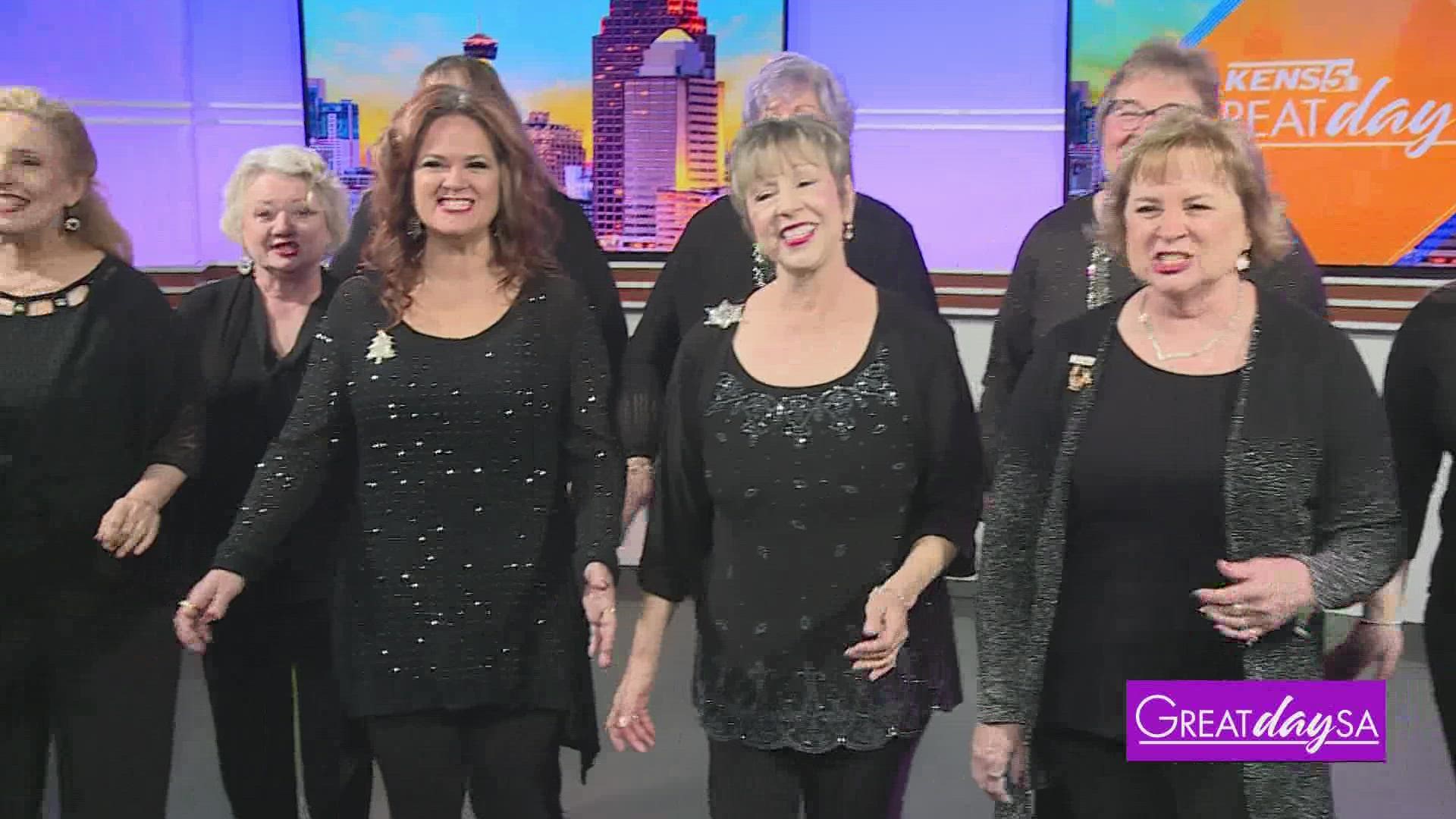 Get into the holiday spirit with the sounds of the Alamo Metro Chorus as they prepare for their holiday show this season.