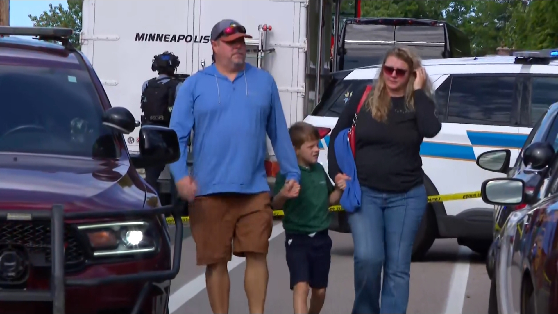 The Minneapolis city government said the shooter had been “contained” after the gunfire at Annunciation Catholic School and there was no longer any “active threat."
