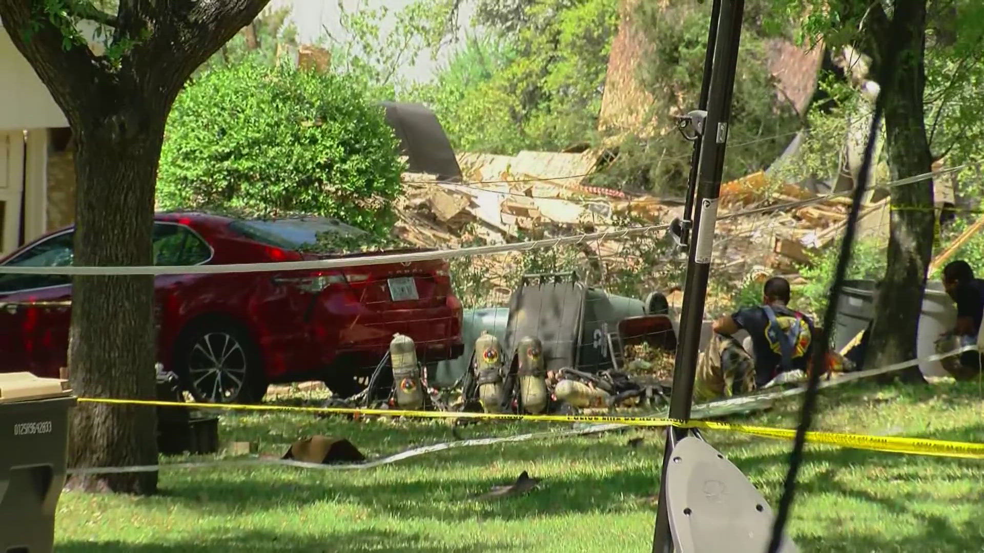 Officials say communities as far as 20 miles away heard the blast. Investigators are trying to figure out what caused the home to explode.