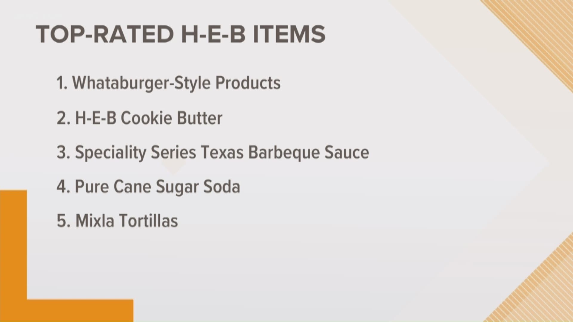 What are some of the top-rated items that are flying off the shelves at H-E-B? Digital journalist Lexi Hazlett shares more.