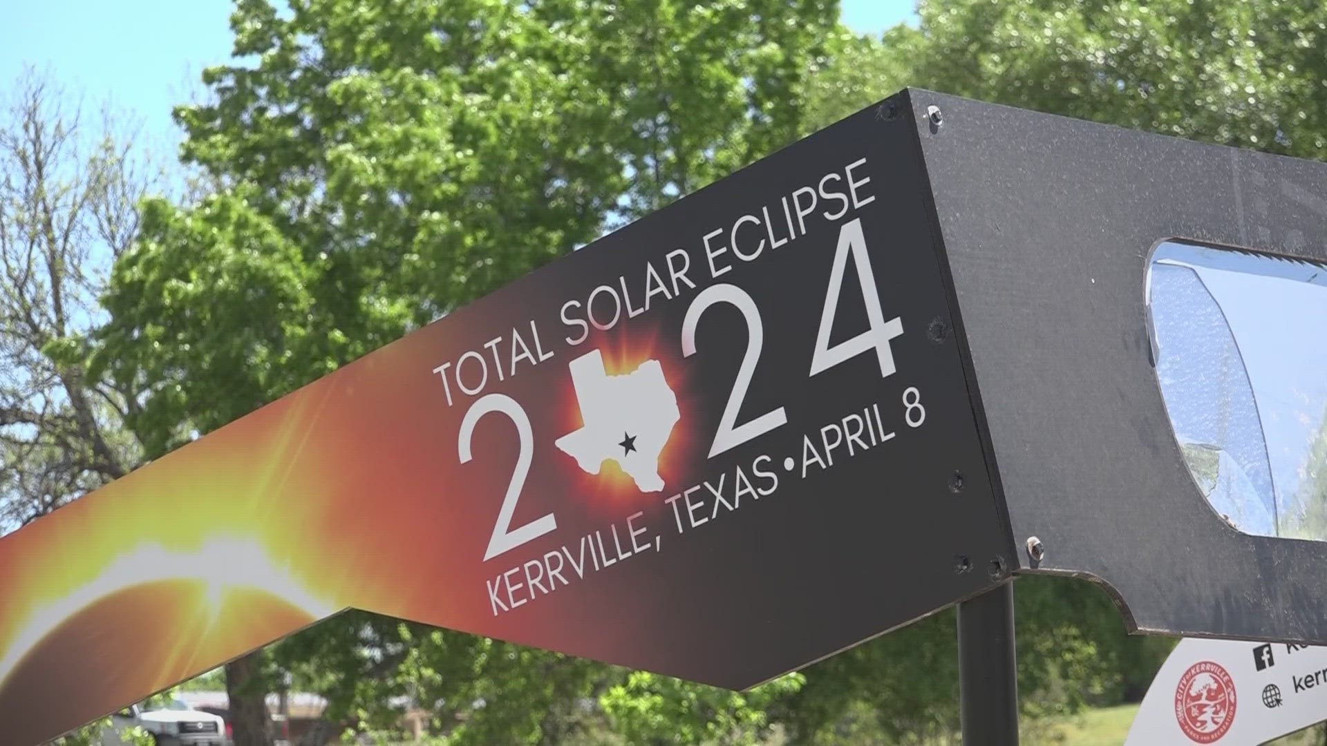 With more than 100,000 people expected to make the journey to Kerrville for the total solar eclipse, here's how businesses are getting prepared.