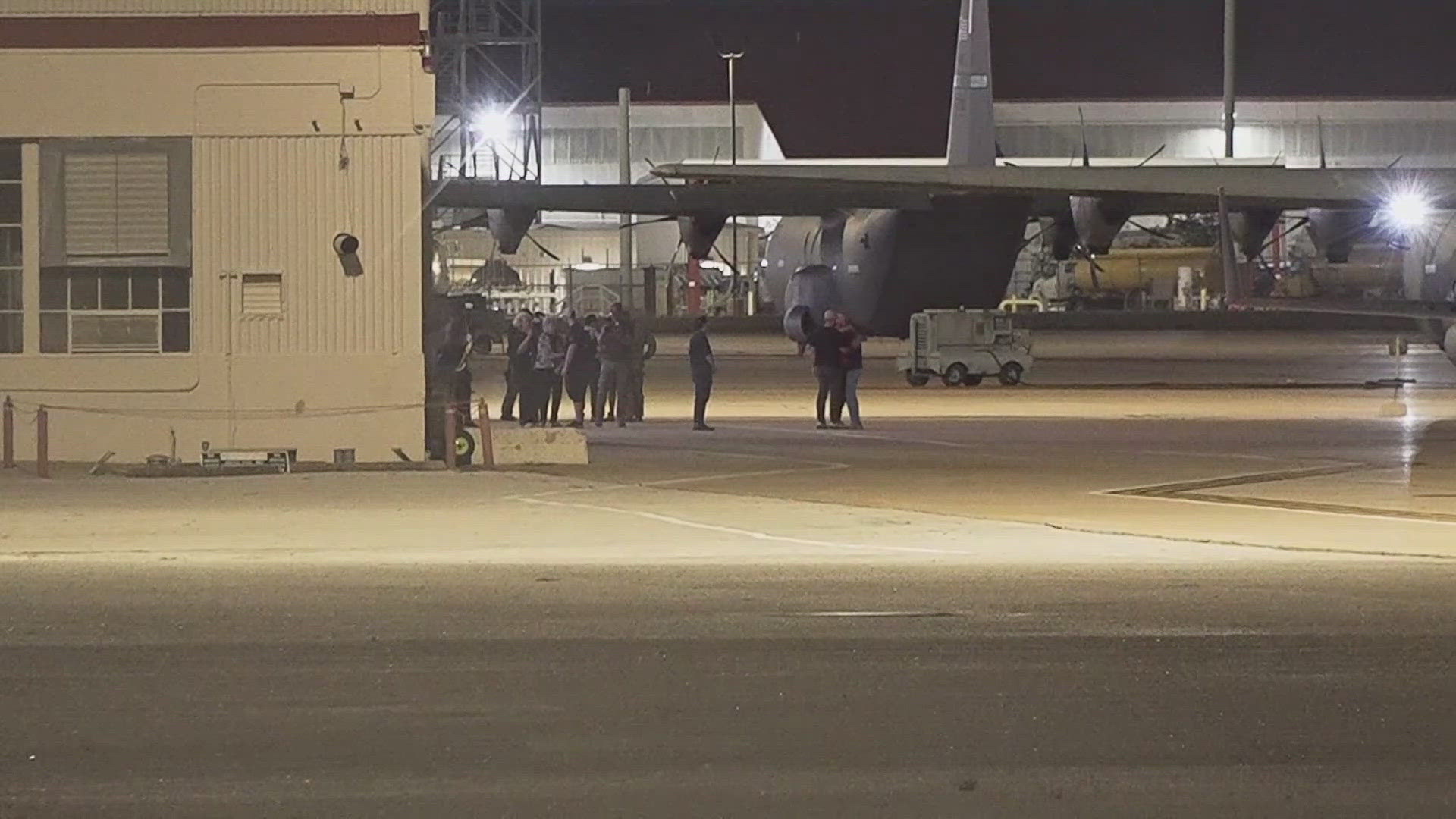 The Americans landed at JBSA Kelly Field late last night.
