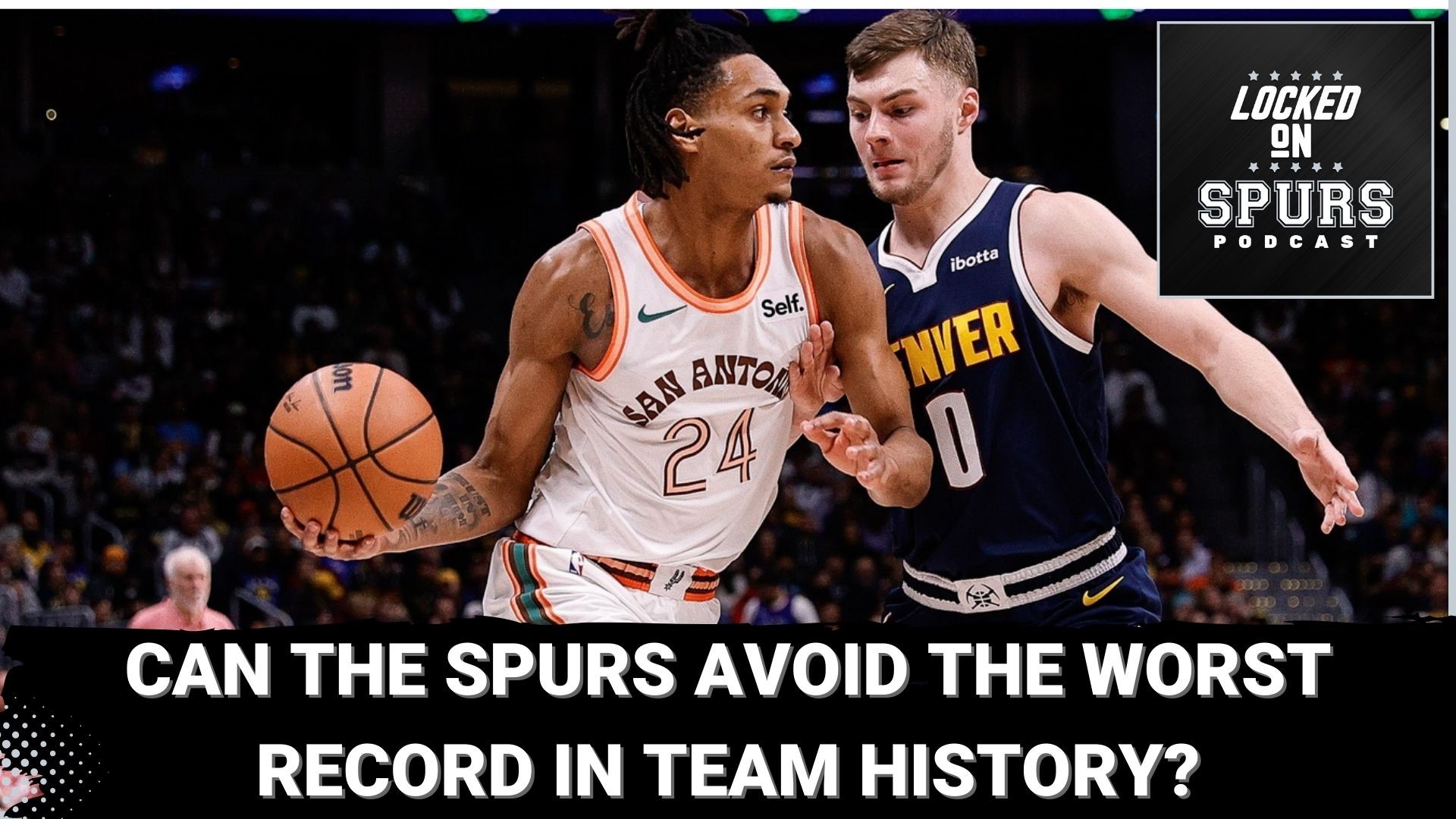 The Spurs are flirting with a dubious record.