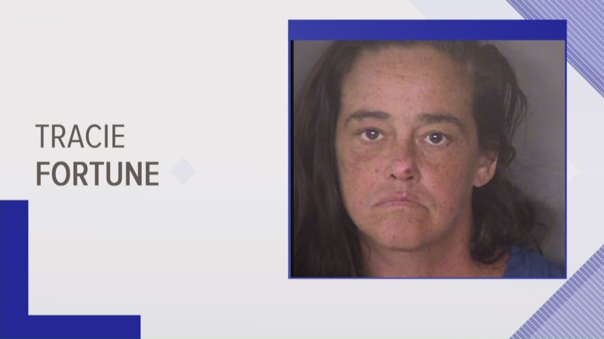 Court documents state Tracie Fortune told investigators she started the fire early on March 2 to stay warm.