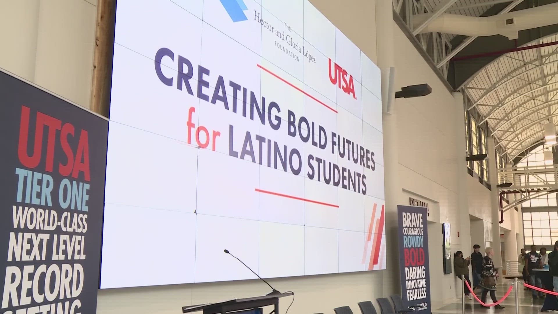 The university announced a gift that would make possible full-ride scholarships for 15 Latino, first-generation college students.