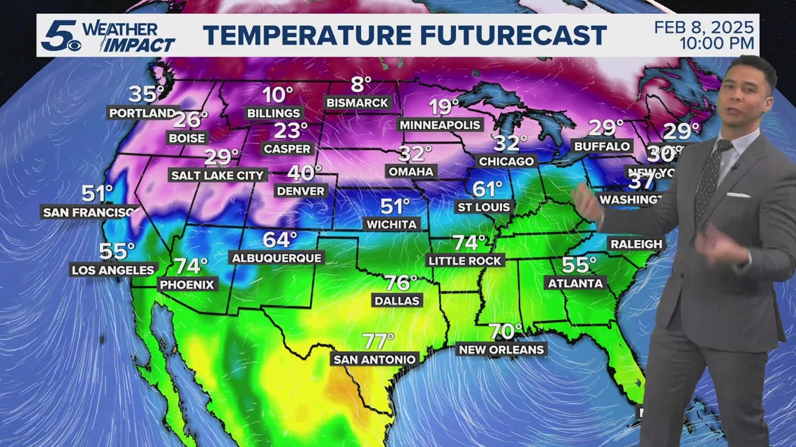 Warming trend continues into next week | KENS 5 Weather Impact Forecast ...