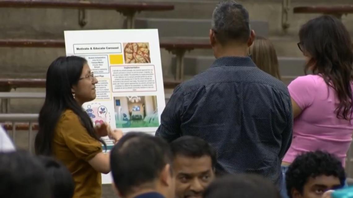 Mayor's Fitness Council students present work to make community healthier