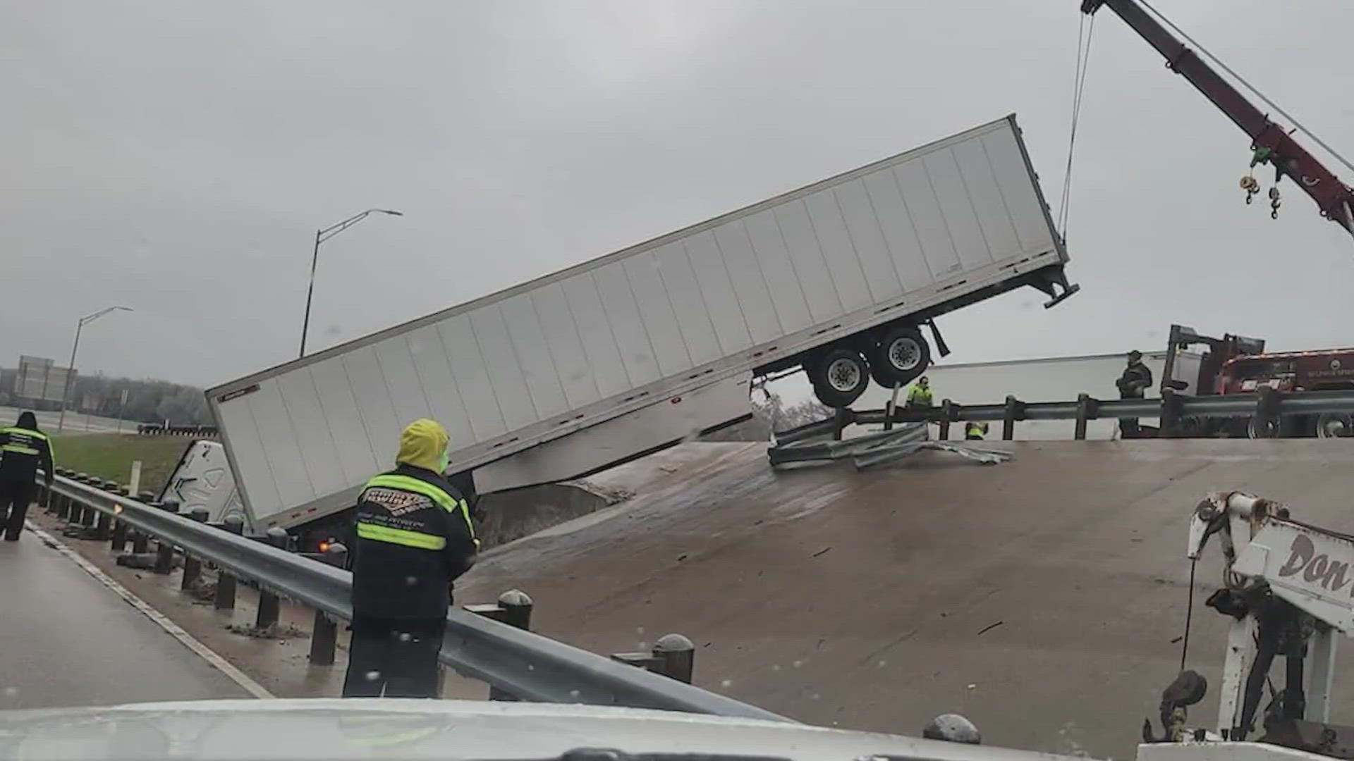 Officials are asking folks to stay off of roads that may still have ice on them.