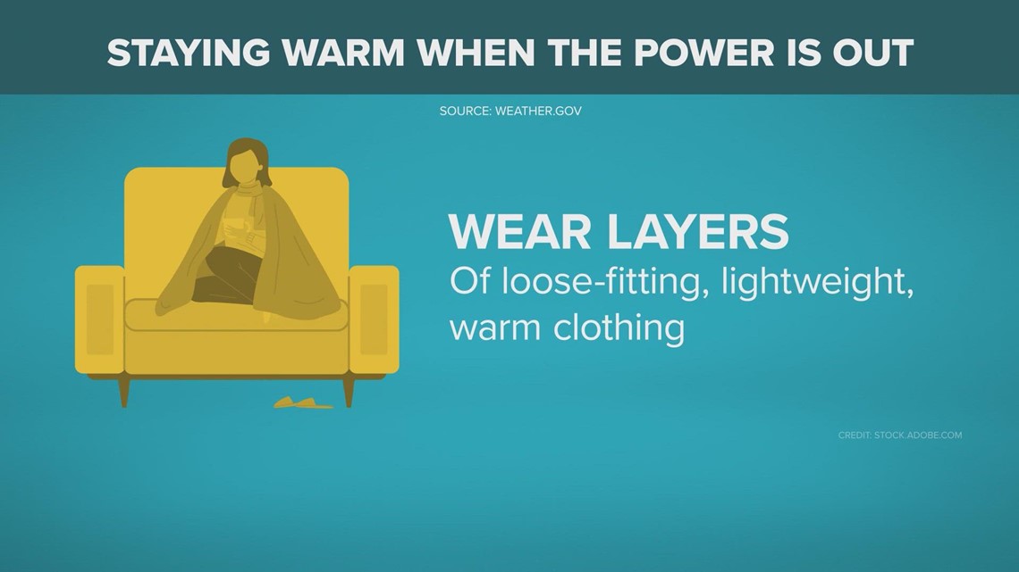 Here's what to do if you lose power during frigid temperatures