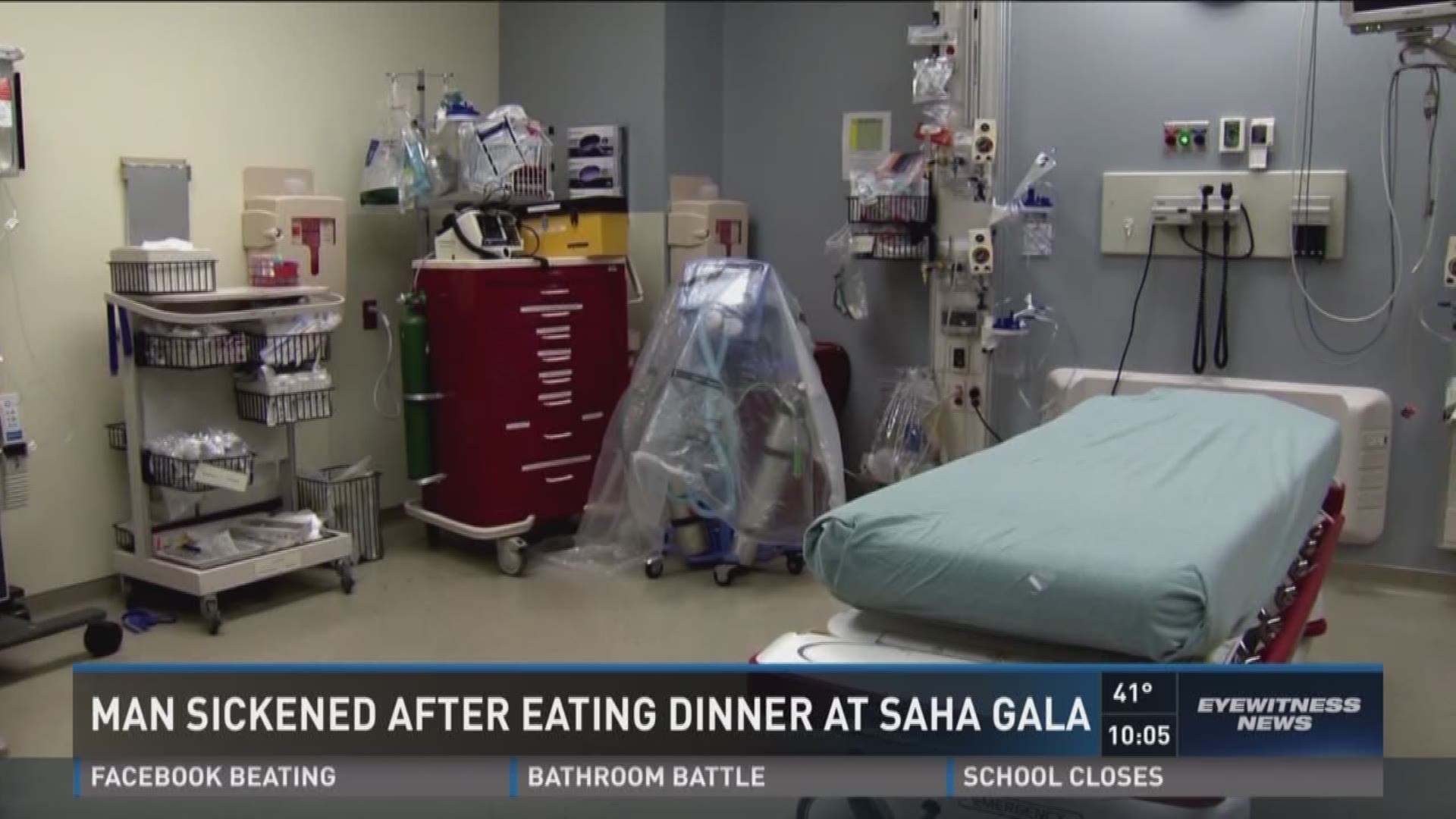 Man sickened after eating dinner at SAHA gala