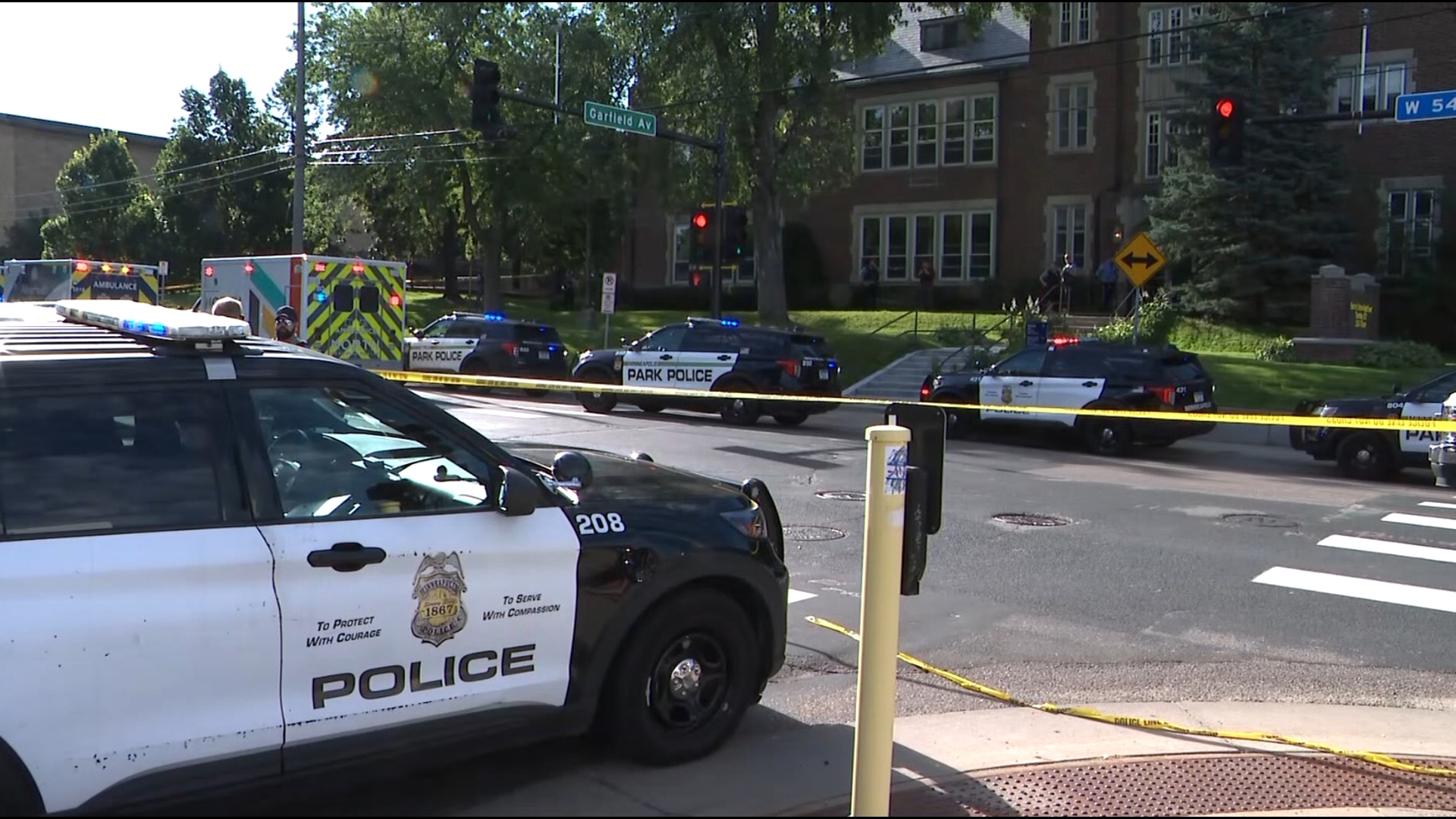 Gov. Tim Waltz said on social media that he had been briefed on a shooting at Annunciation Catholic School in Minneapolis.