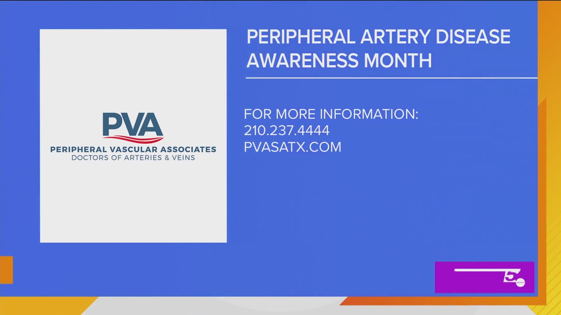 Vascular health can show you so much about your overall health. PVA wants to remind you of symptoms associated with diseased arteries and how you can prevent them.
