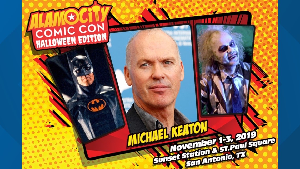 Michael Keaton will be at Alamo City Comic Con Halloween Edition