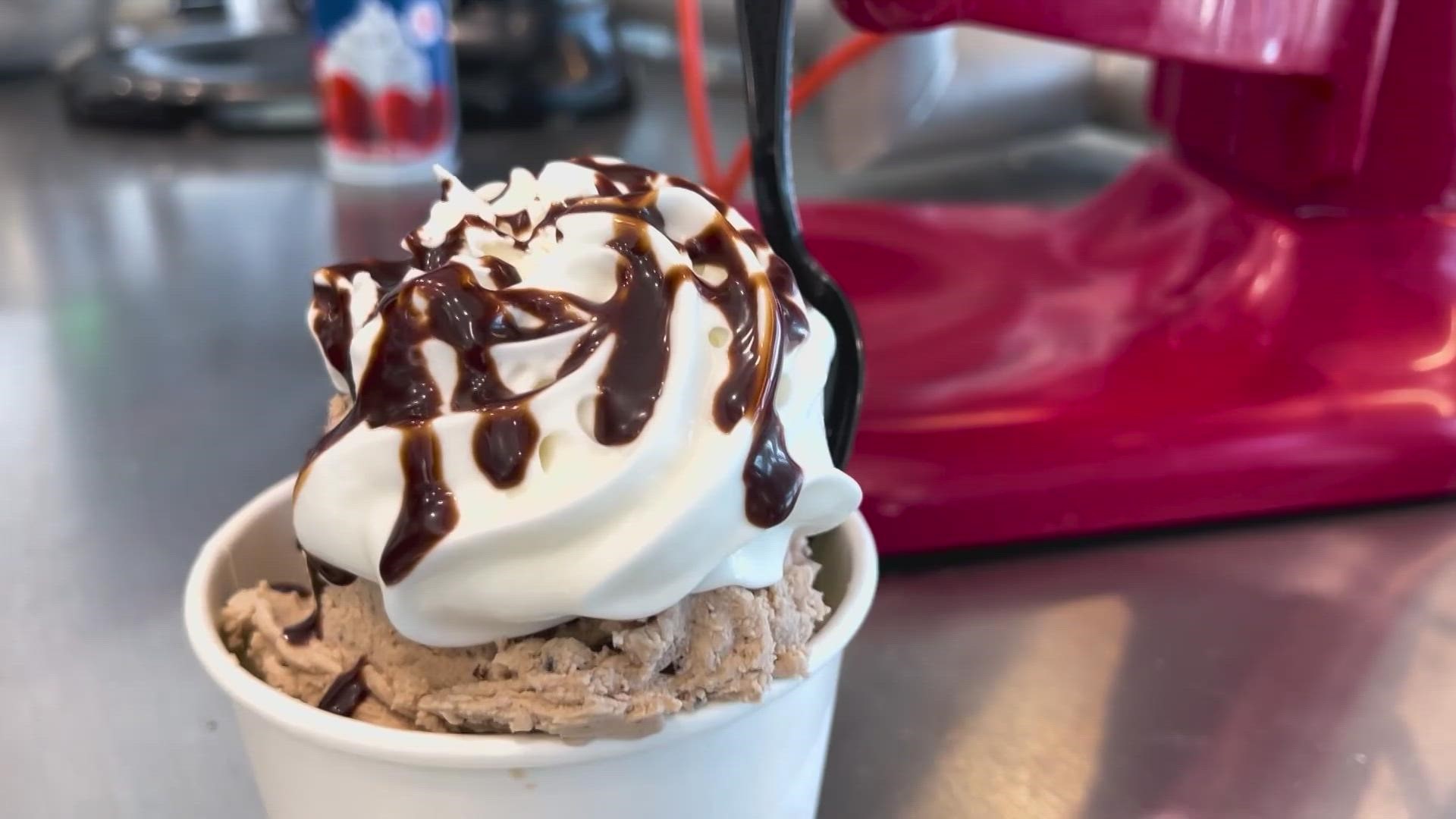 Whatever you could think of, they can make, according to the co-owner of a local Buzzed Bull Creamery.