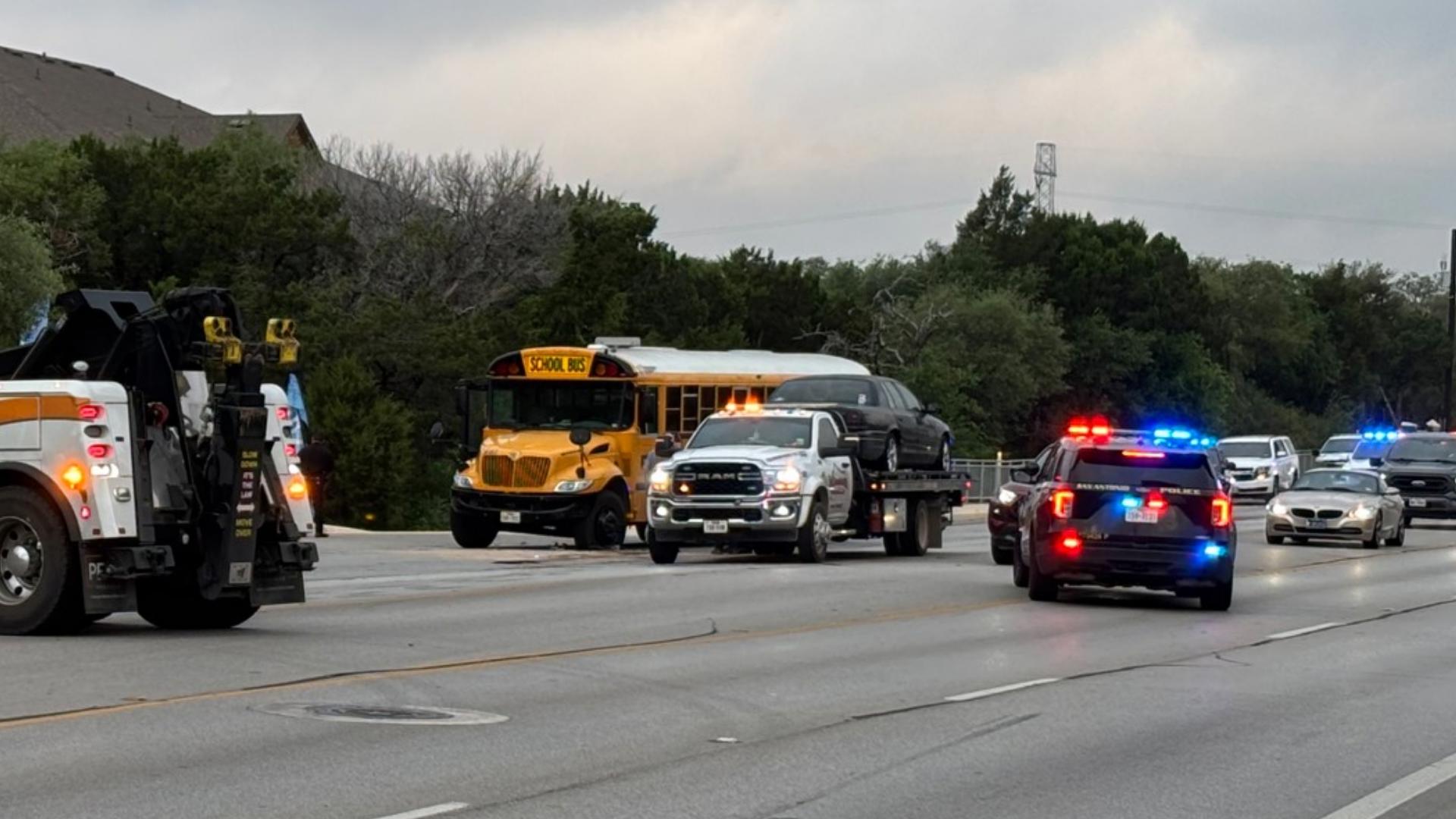 Northside ISD school bus involved in crash on far northwest side ...