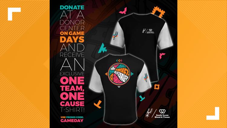 Want a Spurs playoff t-shirt? Donate blood at South Texas Blood ...