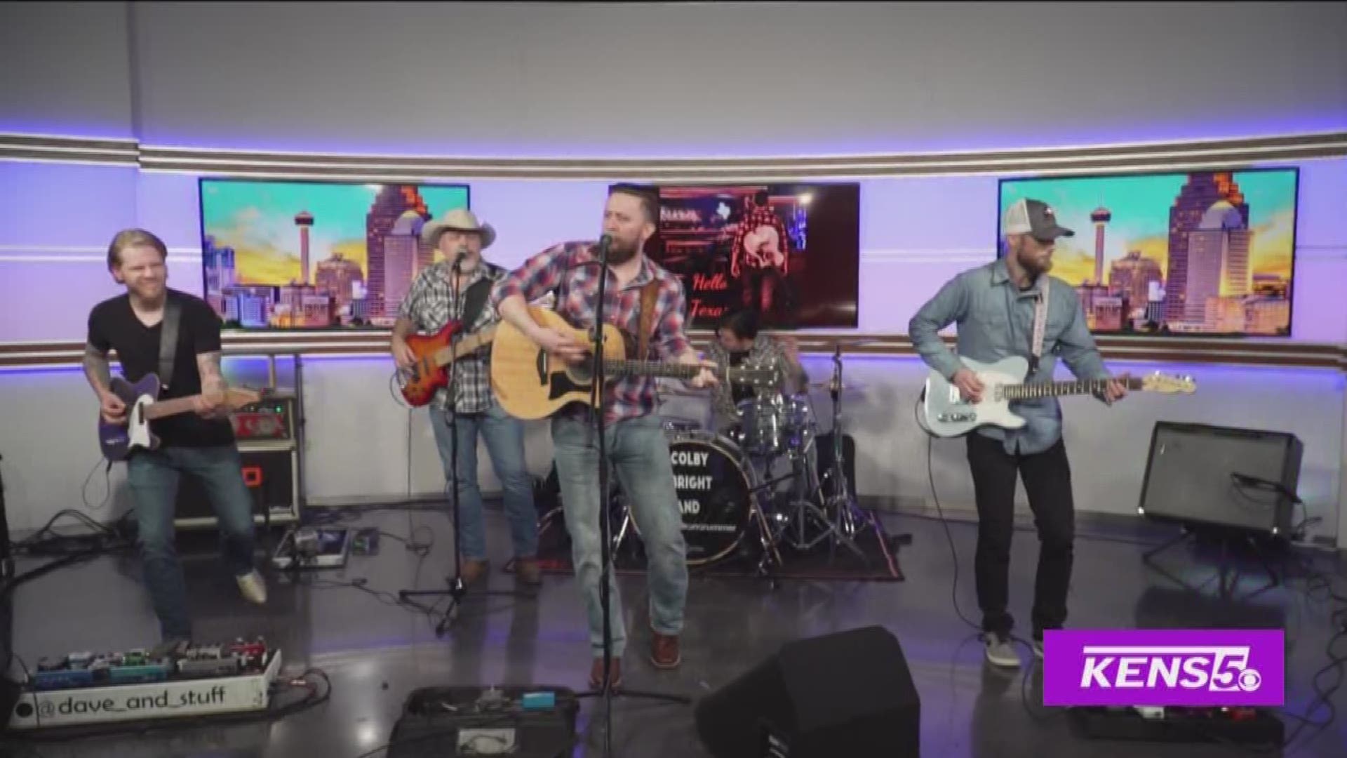 Colby Albright is a USAF combat veteran and performs live in studio!