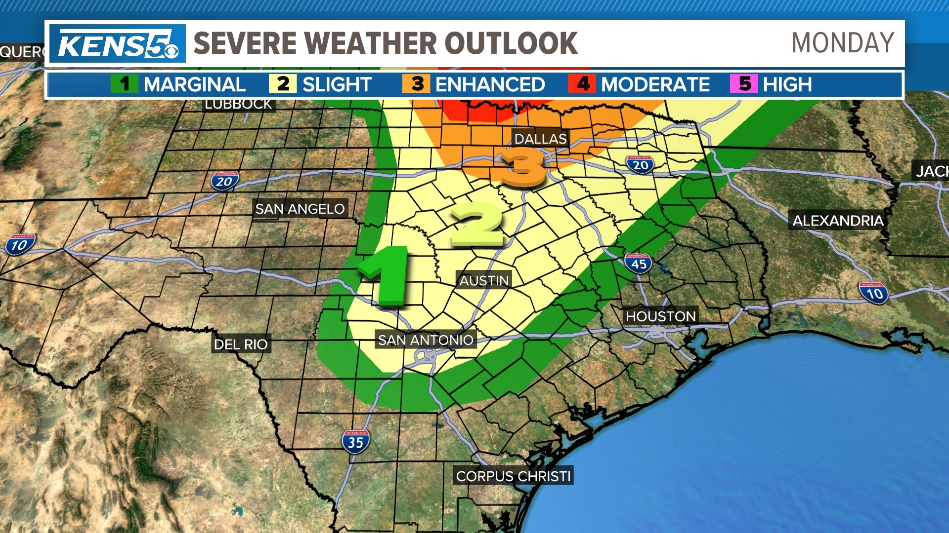 Severe storms in San Antonio and Hill Country Monday | kens5.com