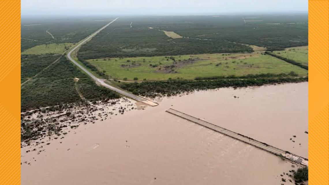 Read Bridge collapses in Uvalde County as flood recovery continues across South Texas