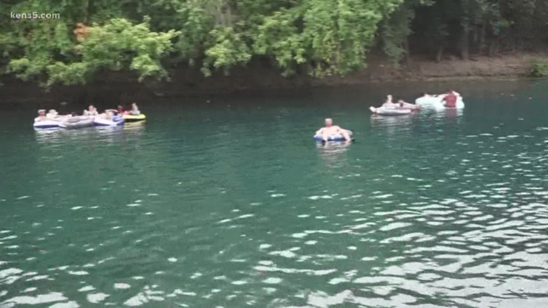 The weather may not be cooperating for everyone's outdoor plans, but the Comal River was full of tubes on Monday. Eyewitness News reporter Jeremy Baker has more.