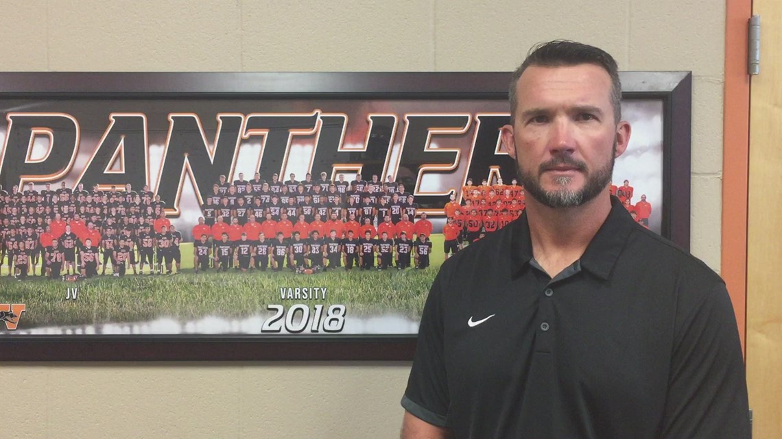 Medina Valley coach Lee Crisp on the Panthers