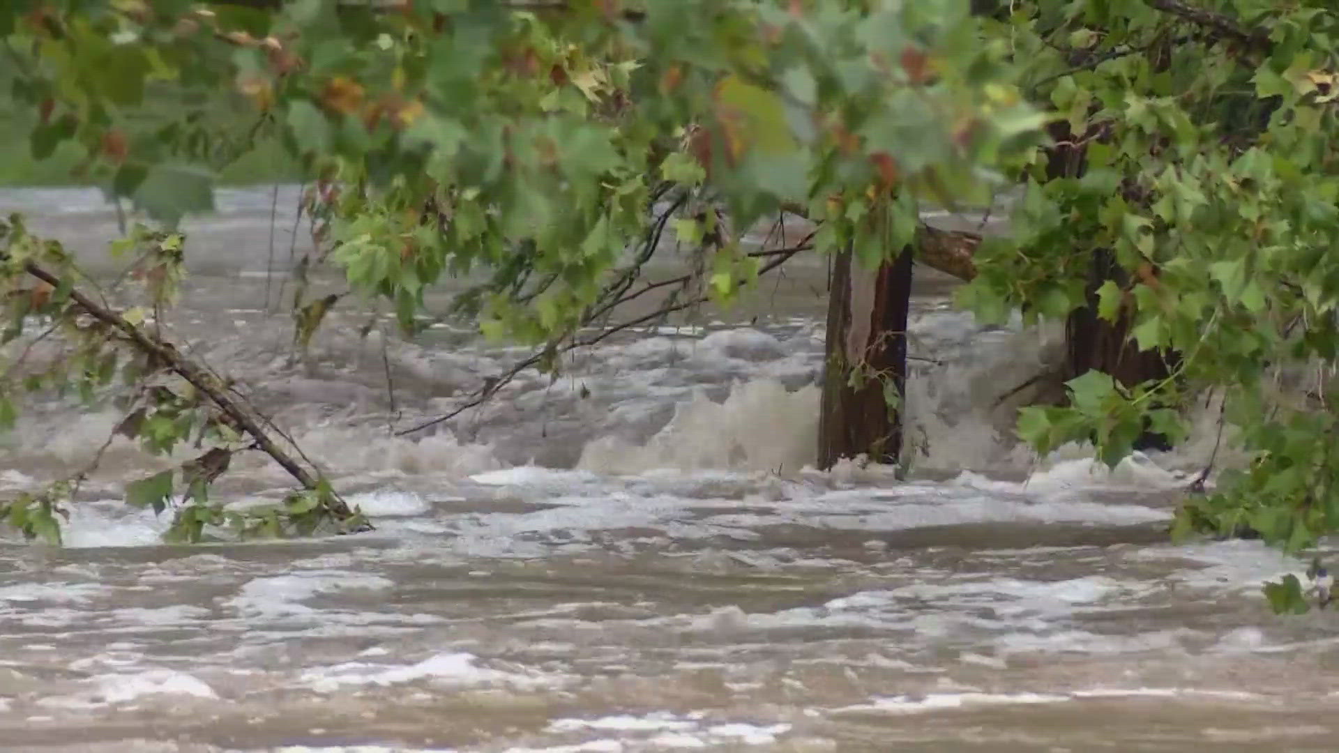 As of Monday night, there are no reports of injuries but rescues were underway earlier in the day.