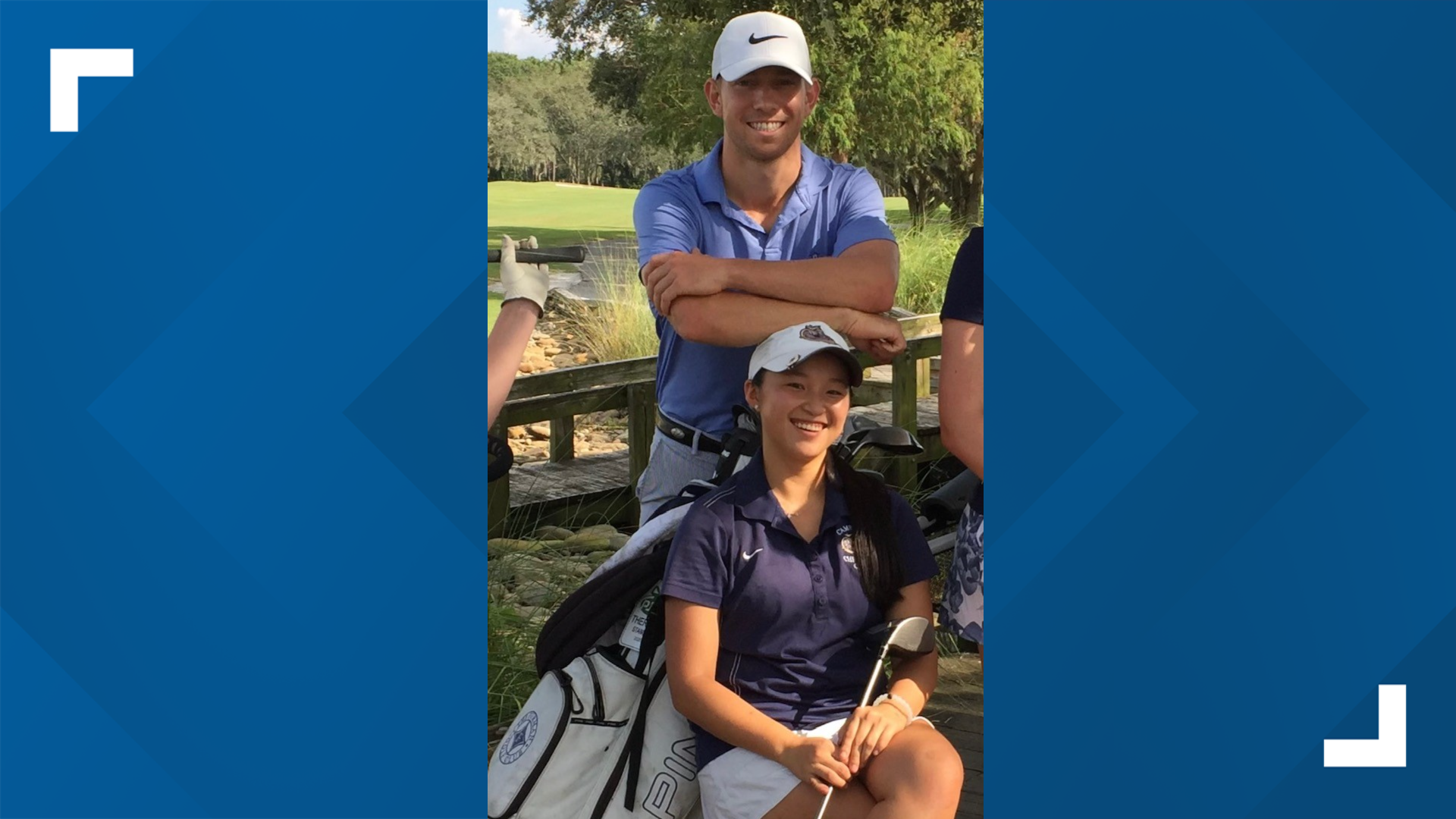 PGA Valero Texas Open competitor Jimmy Stanger and his little sister ...