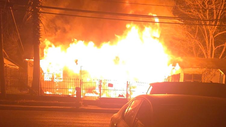SAFD: Fast-moving fire damages vacant west-side home, spreads to nearby ...