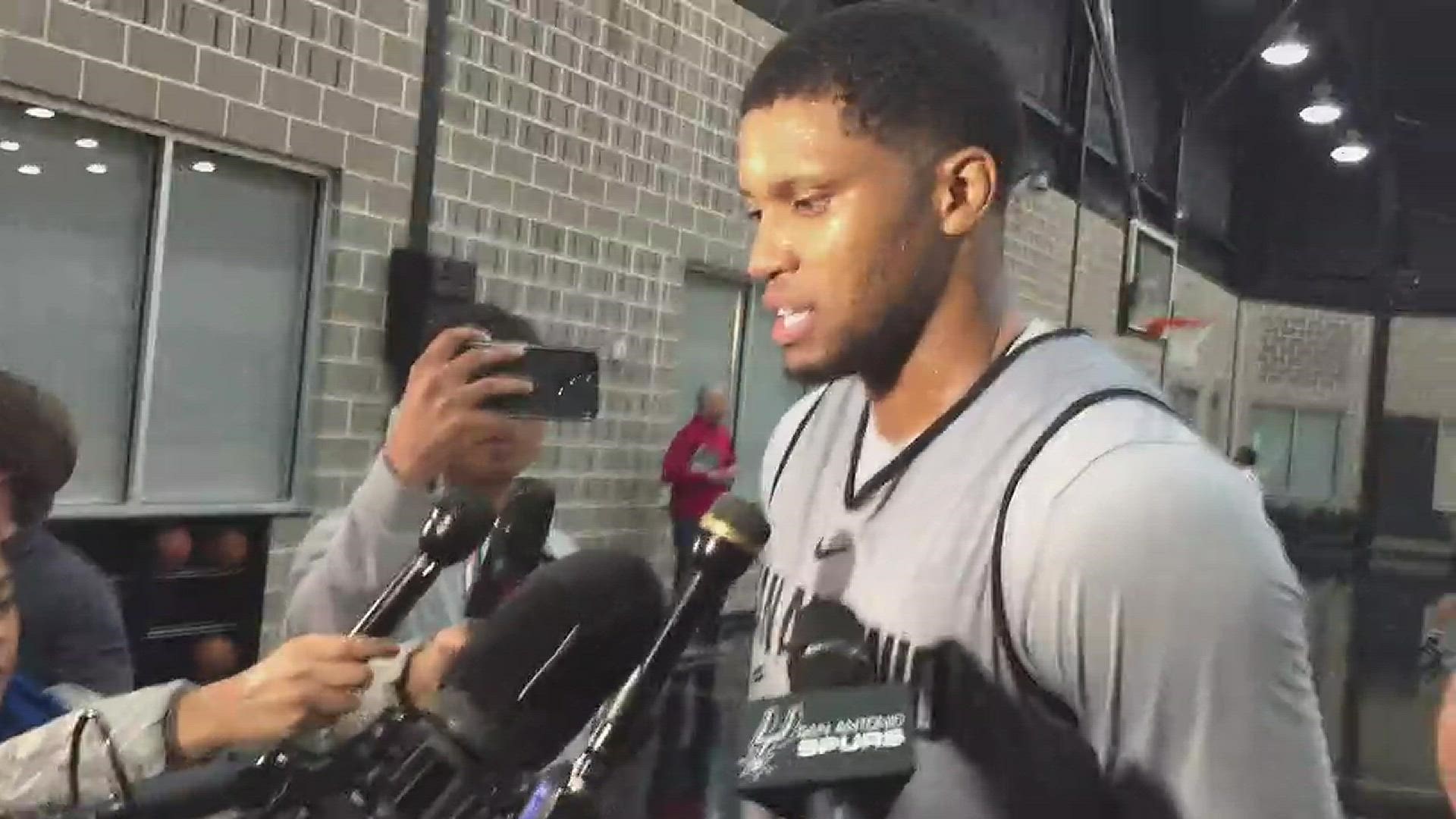 Rudy Gay on the Spurs playing without Kawhi