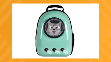 giantex astronaut pet cat dog puppy carrier travel bag space capsule backpack breathable