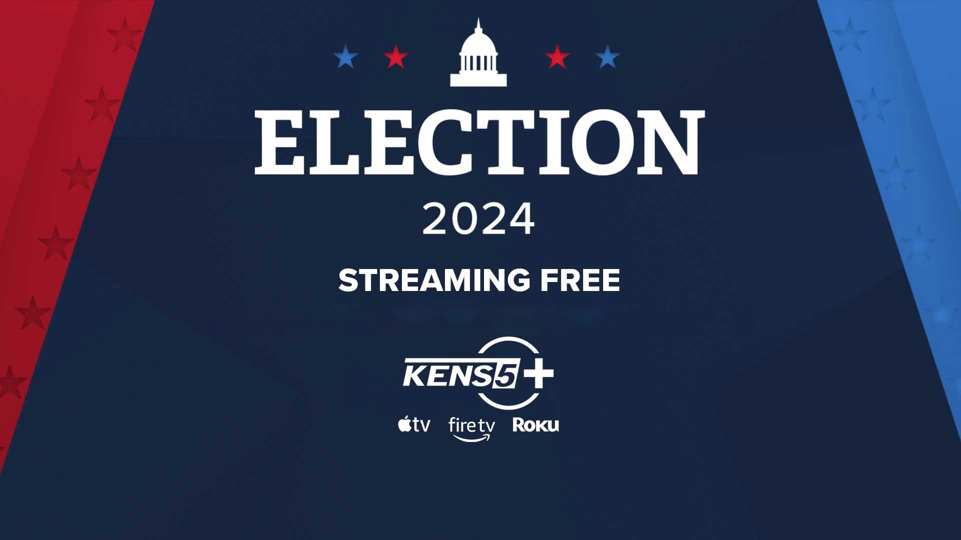 KENS 5's live streaming coverage of Election Night continues on KENS 5+ with the latest local results and speeches from candidates.