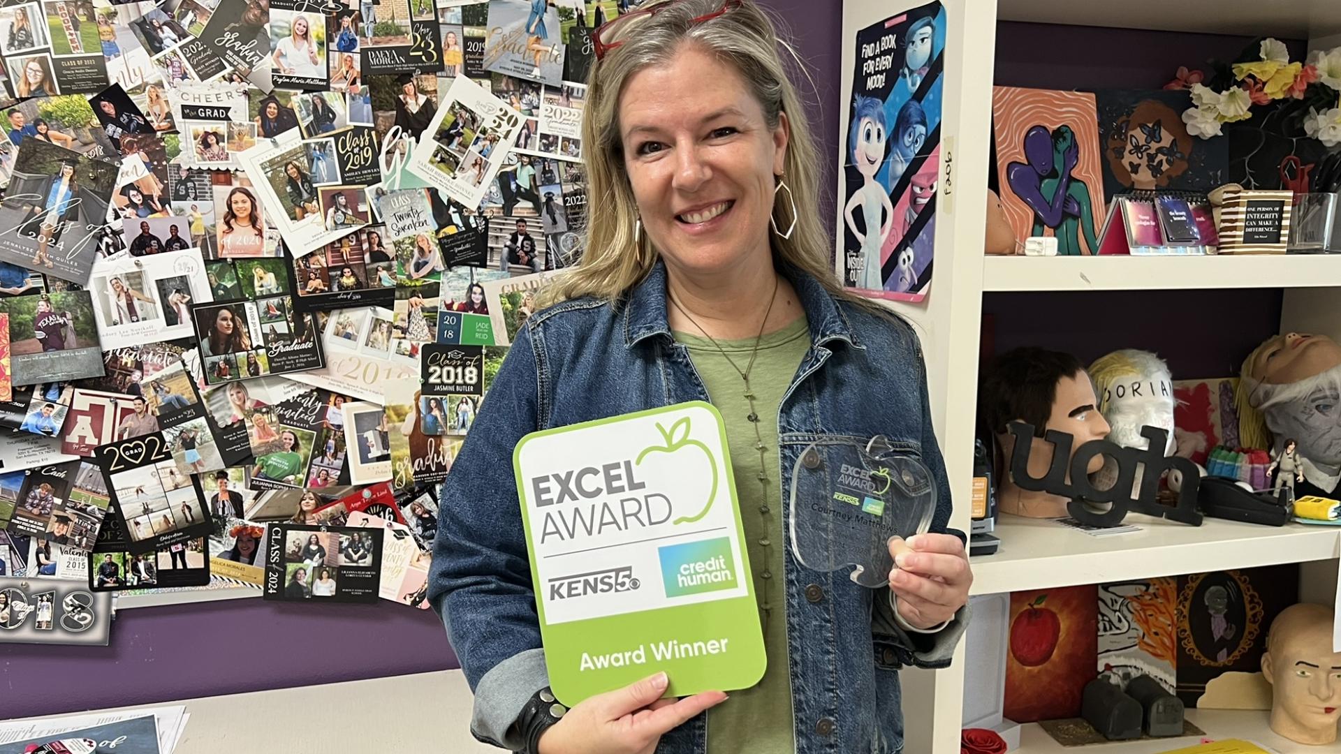 For the first time in 26 years, KENS 5 and Credit Human are doubling down on educators with the EXCEL Award. The winner now receives a $2,000 check.