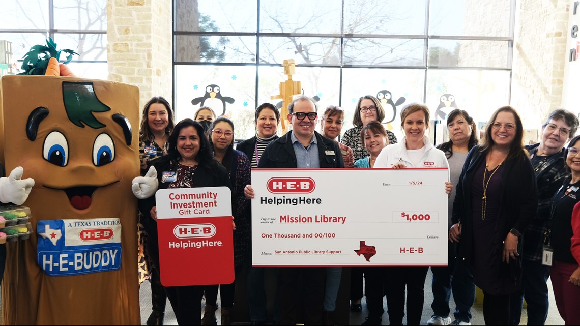 H-E-B Celebrates Partnership With San Antonio Public Library Foundation ...