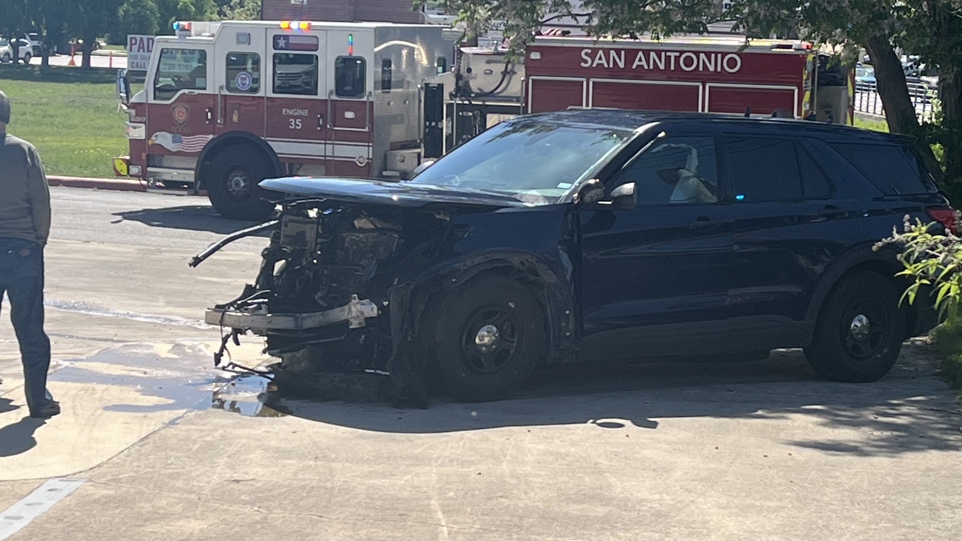 Officer involved in crash on west side of San Antonio | kens5.com